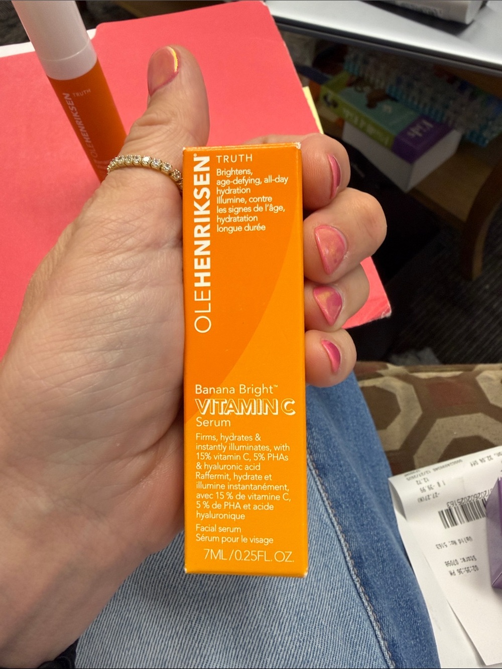 Olehenriksen Strength Trainer peptide boost moisturizer/ vitamin C serum - Picture 9 of 16